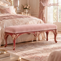 Vulqazeri Blush Rose End-of-Bed Bench view 1