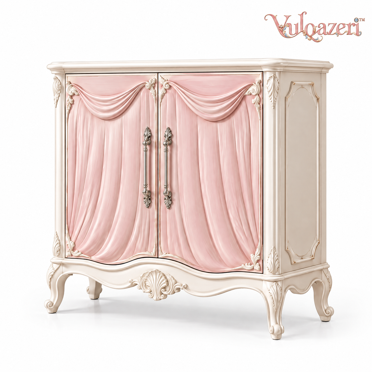 Vulqazeri Blush Drapery Two-Door Cabinet view 4